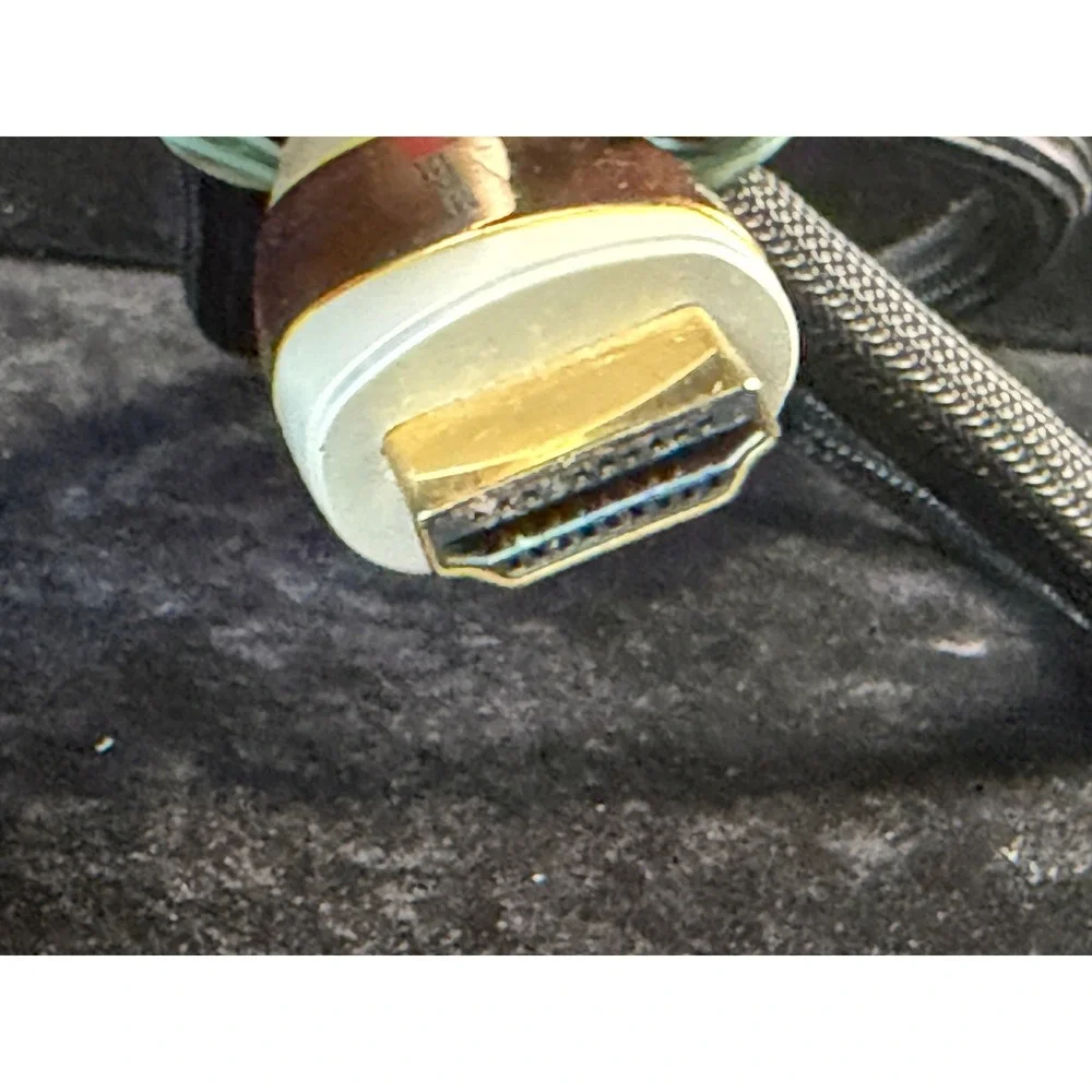 Monster M-Series M1000 High Speed HDMI Cable Braided Gold Plated Connectors 4ft